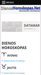 Mobile Screenshot of dienoshoroskopas.net