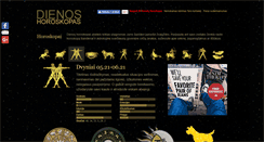 Desktop Screenshot of dienoshoroskopas.lt